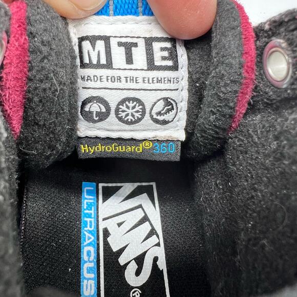 Vans Shoes Womens 6.5 SK8 HI Mte Red Hydroguard Winter Sneaker - Picture 7 of 9